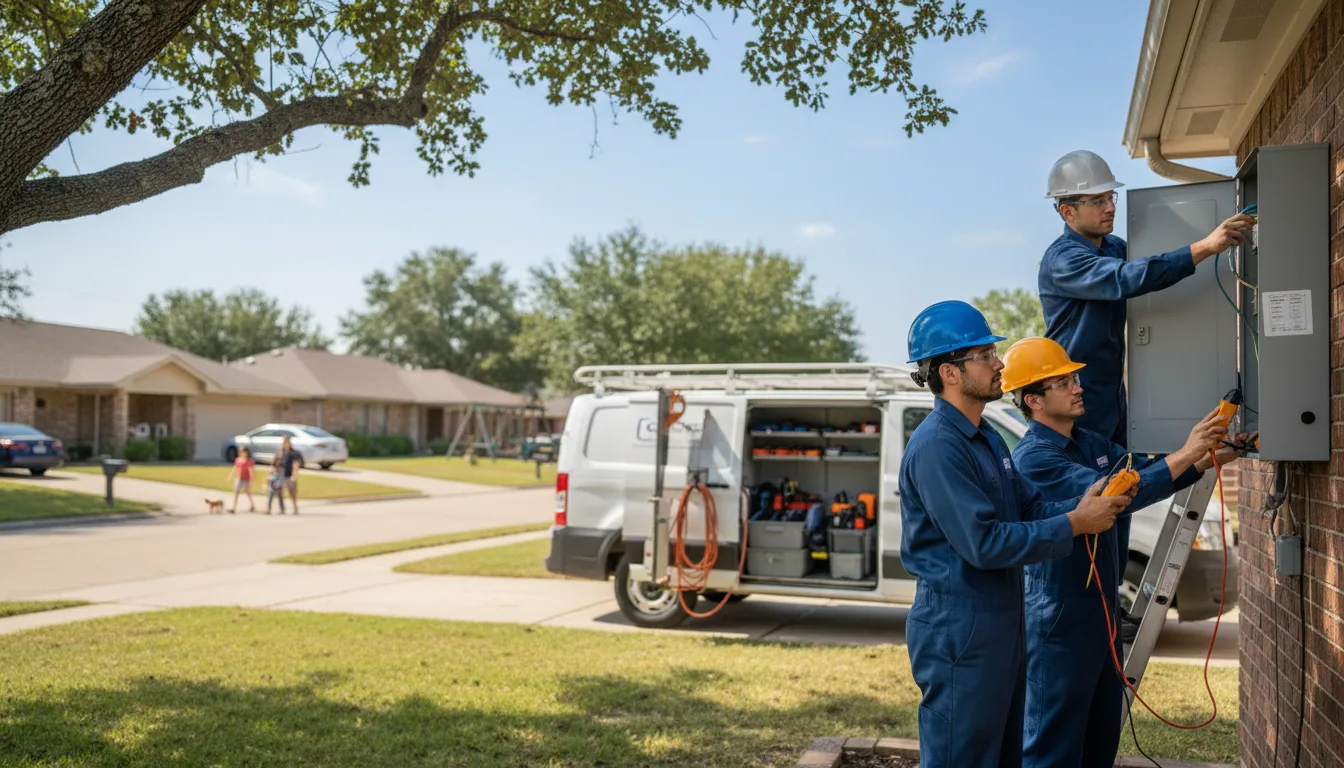 Certified electrician providing emergency electrical services in Mccook, NE